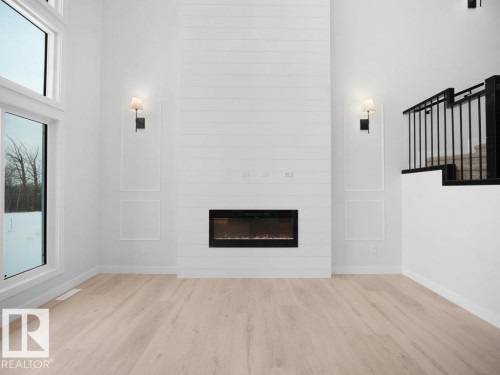 3290 Chernowski Way Sw, Edmonton, AB - Indoor With Fireplace