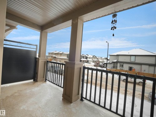 Balcony featuring a residential view - 2080 Wonnacott Way, Edmonton, AB - Outdoor With Balcony With Exterior