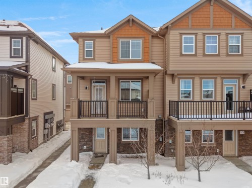 2080 Wonnacott Way, Edmonton, AB - Outdoor With Balcony With Facade