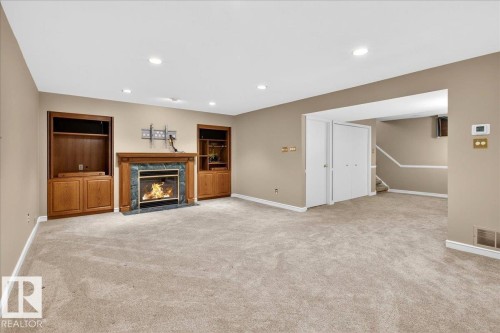 8908 57 Street, Edmonton, AB - Indoor With Fireplace