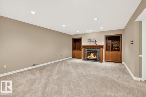 8908 57 Street, Edmonton, AB - Indoor With Fireplace