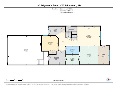 View of property floor plan - 220 Edgemont Green Green, Edmonton, AB - Other