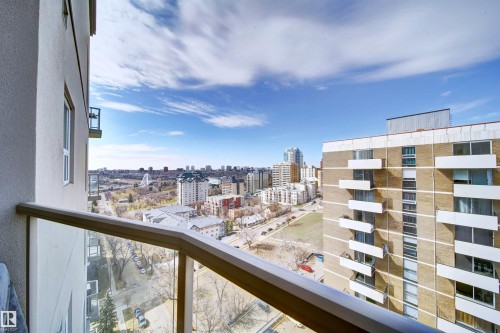 1206 9819 104 Street, Edmonton, AB - Outdoor With Balcony With View