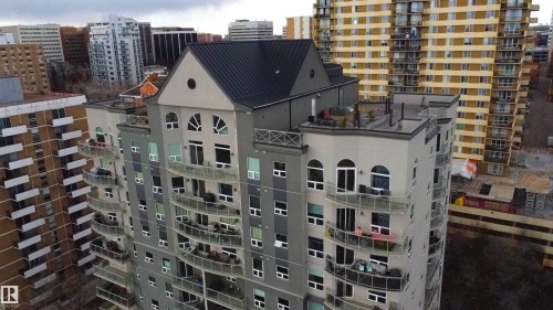 1206 9819 104 Street, Edmonton, AB - Outdoor With Balcony With Facade