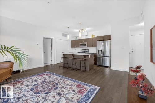 406 8525 91 Street, Edmonton, AB - Indoor Photo Showing Kitchen With Stainless Steel Kitchen