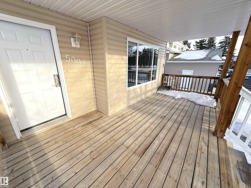 5002 52 Avenue, Calmar, AB - Outdoor With Deck Patio Veranda With Exterior