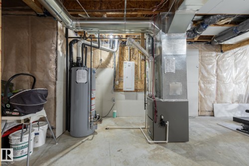 9327 Cooper Bend, Edmonton, AB - Indoor Photo Showing Basement