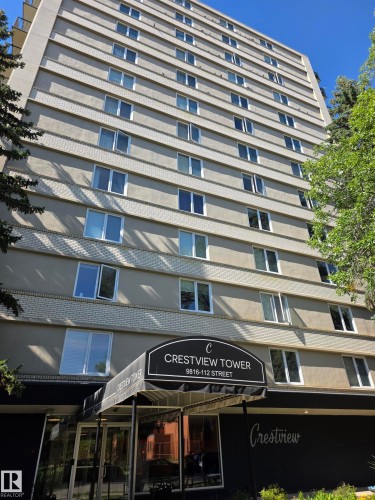 1402 9816 112 Street, Edmonton, AB - Outdoor With Facade