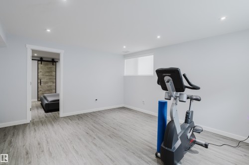 11708 130 Street, Edmonton, AB - Indoor Photo Showing Gym Room