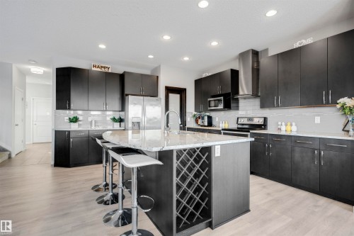 4286 126A Avenue, Edmonton, AB - Indoor Photo Showing Kitchen With Upgraded Kitchen