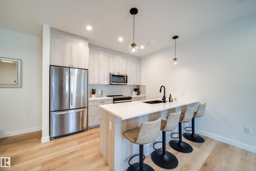 9651 96A Street, Edmonton, AB - Indoor Photo Showing Kitchen With Upgraded Kitchen
