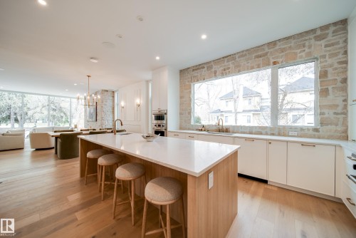 9651 96A Street, Edmonton, AB - Indoor Photo Showing Kitchen With Double Sink With Upgraded Kitchen