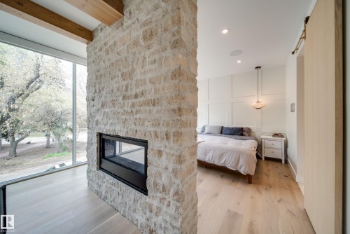 9651 96A Street, Edmonton, AB - Indoor With Fireplace