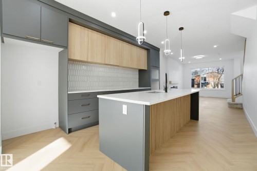 10124 82 Street, Edmonton, AB - Indoor Photo Showing Kitchen With Upgraded Kitchen