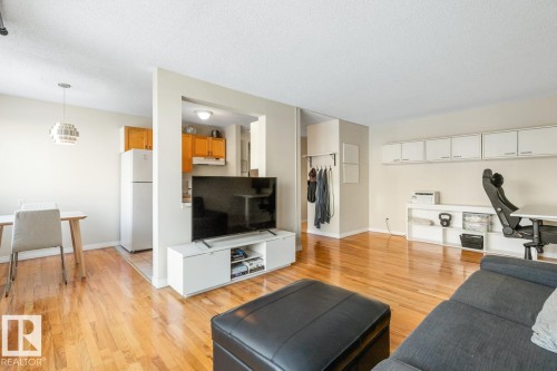 203 10230 120 Street, Edmonton, AB - Indoor Photo Showing Living Room
