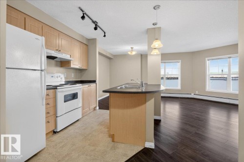 408 636 Mcallister Loop, Edmonton, AB - Indoor Photo Showing Kitchen With Double Sink