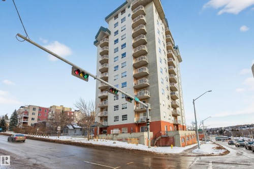 704 9707 105 Street, Edmonton, AB - Outdoor With Balcony With Facade