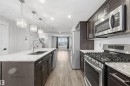 281 Desrochers Boulevard Sw, Edmonton, AB  - Indoor Photo Showing Kitchen With Double Sink With Upgraded Kitchen 