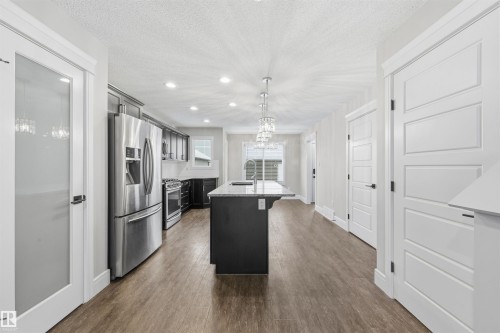 281 Desrochers Boulevard Sw, Edmonton, AB - Indoor Photo Showing Kitchen