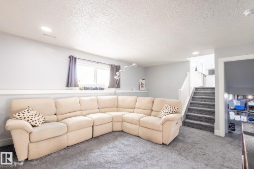 8515 24 Avenue, Edmonton, AB - Indoor Photo Showing Living Room