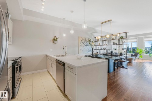 409 625 Leger Way, Edmonton, AB - Indoor Photo Showing Kitchen With Upgraded Kitchen