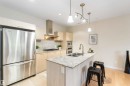 108 2504 109 Street, Edmonton, AB  - Indoor Photo Showing Kitchen With Double Sink With Upgraded Kitchen 