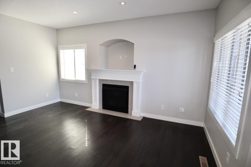 46 Durrand Bend, Fort Saskatchewan, AB - Indoor With Fireplace
