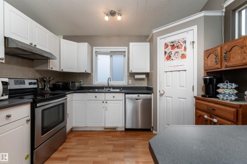 1204 Gillespie Crescent, Edmonton, AB - Indoor Photo Showing Kitchen With Double Sink