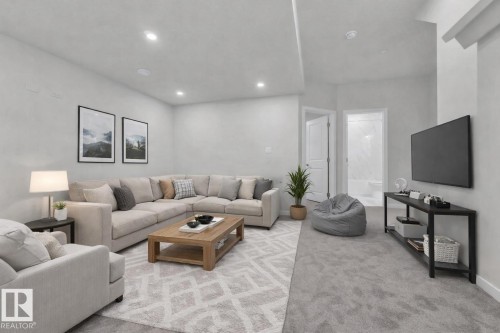 37 Sienna Boulevard, Fort Saskatchewan, AB - Indoor Photo Showing Living Room