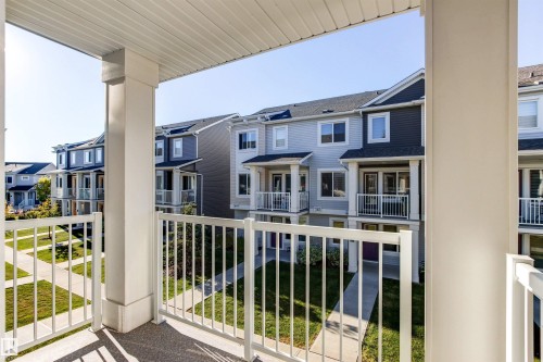 Balcony with a residential view - 36 330 Bulyea Road, Edmonton, AB - Outdoor With Exterior