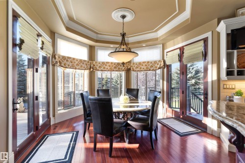 129 Riverview Crescent, Rural Sturgeon County, AB - Indoor Photo Showing Dining Room