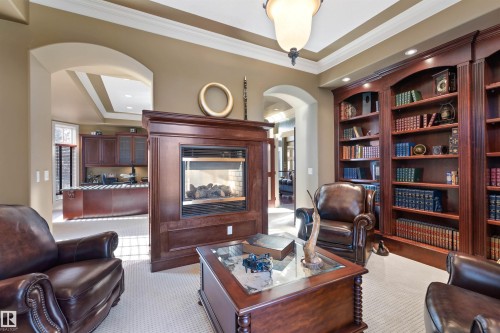 129 Riverview Crescent, Rural Sturgeon County, AB - Indoor Photo Showing Office