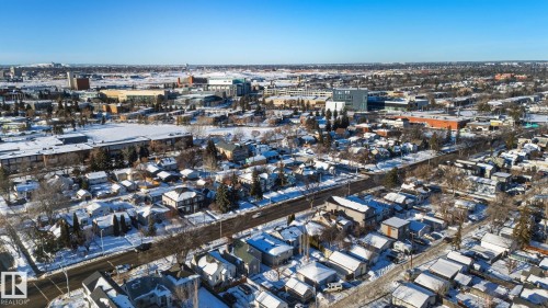 View of snowy aerial view - 11515 101 Street, Edmonton, AB - Outdoor With View