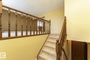 Stairway featuring a textured ceiling - 10207 165 Avenue, Edmonton, AB  - Indoor Photo Showing Other Room 
