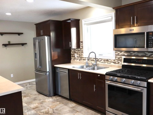 4526 Twp. Rd. 603A, Rural Barrhead County, AB - Indoor Photo Showing Kitchen With Double Sink