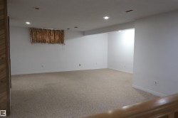 Spare room featuring light carpet and recessed lighting - 