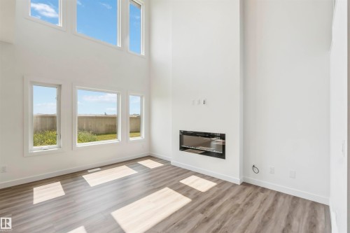 19 Springbrook Wynd, Spruce Grove, AB - Indoor Photo Showing Other Room With Fireplace