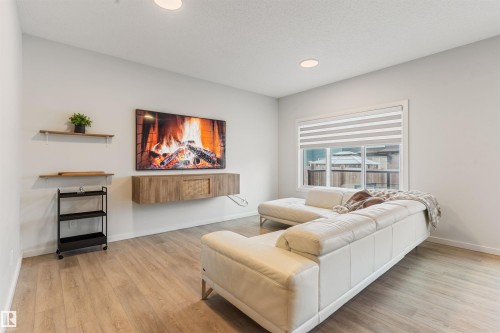15832 22 Avenue, Edmonton, AB - Indoor Photo Showing Living Room