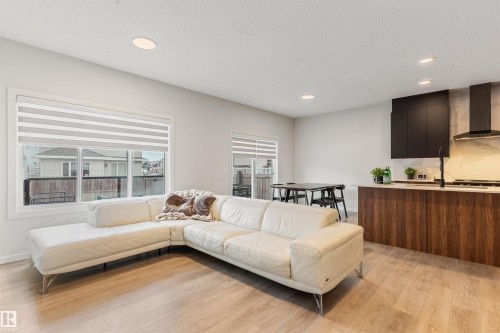 15832 22 Avenue, Edmonton, AB - Indoor Photo Showing Living Room