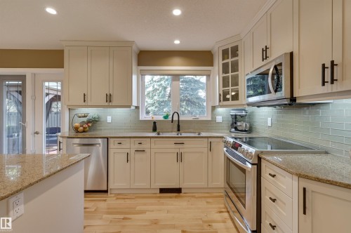 17623 53 Avenue, Edmonton, AB - Indoor Photo Showing Kitchen With Double Sink With Upgraded Kitchen