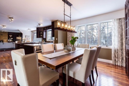 104 Quesnell Crescent, Edmonton, AB - Indoor Photo Showing Dining Room
