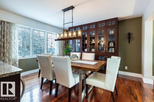 104 Quesnell Crescent, Edmonton, AB - Indoor Photo Showing Dining Room