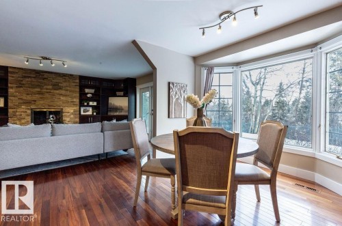 104 Quesnell Crescent, Edmonton, AB - Indoor With Fireplace