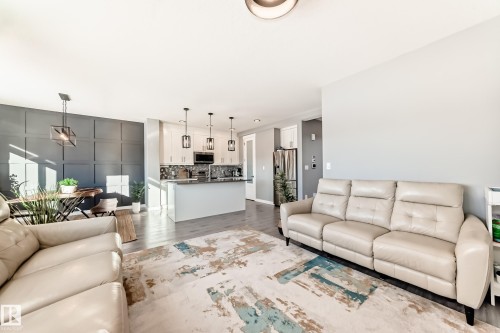 154 Aston Bend, Leduc, AB - Indoor Photo Showing Living Room