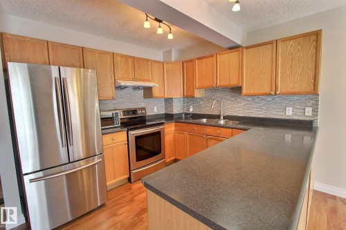 16127 132 Street, Edmonton, AB - Indoor Photo Showing Kitchen With Double Sink