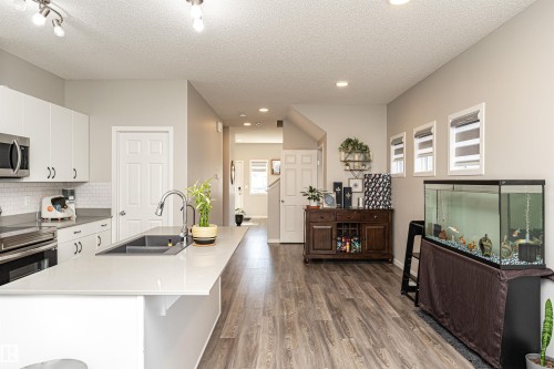 9612 Colak Link, Edmonton, AB - Indoor Photo Showing Kitchen With Double Sink With Upgraded Kitchen