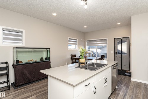 9612 Colak Link, Edmonton, AB - Indoor Photo Showing Kitchen With Double Sink