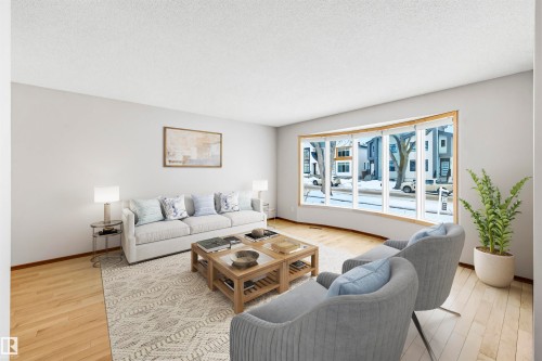 9616 154 Street, Edmonton, AB - Indoor Photo Showing Living Room