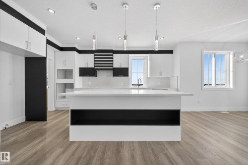 464 Crystal Creek Link, Leduc, AB - Indoor Photo Showing Kitchen With Upgraded Kitchen