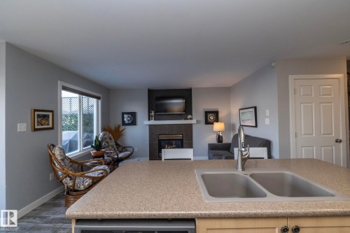 1615 Rutherford Road, Edmonton, AB - Indoor With Fireplace